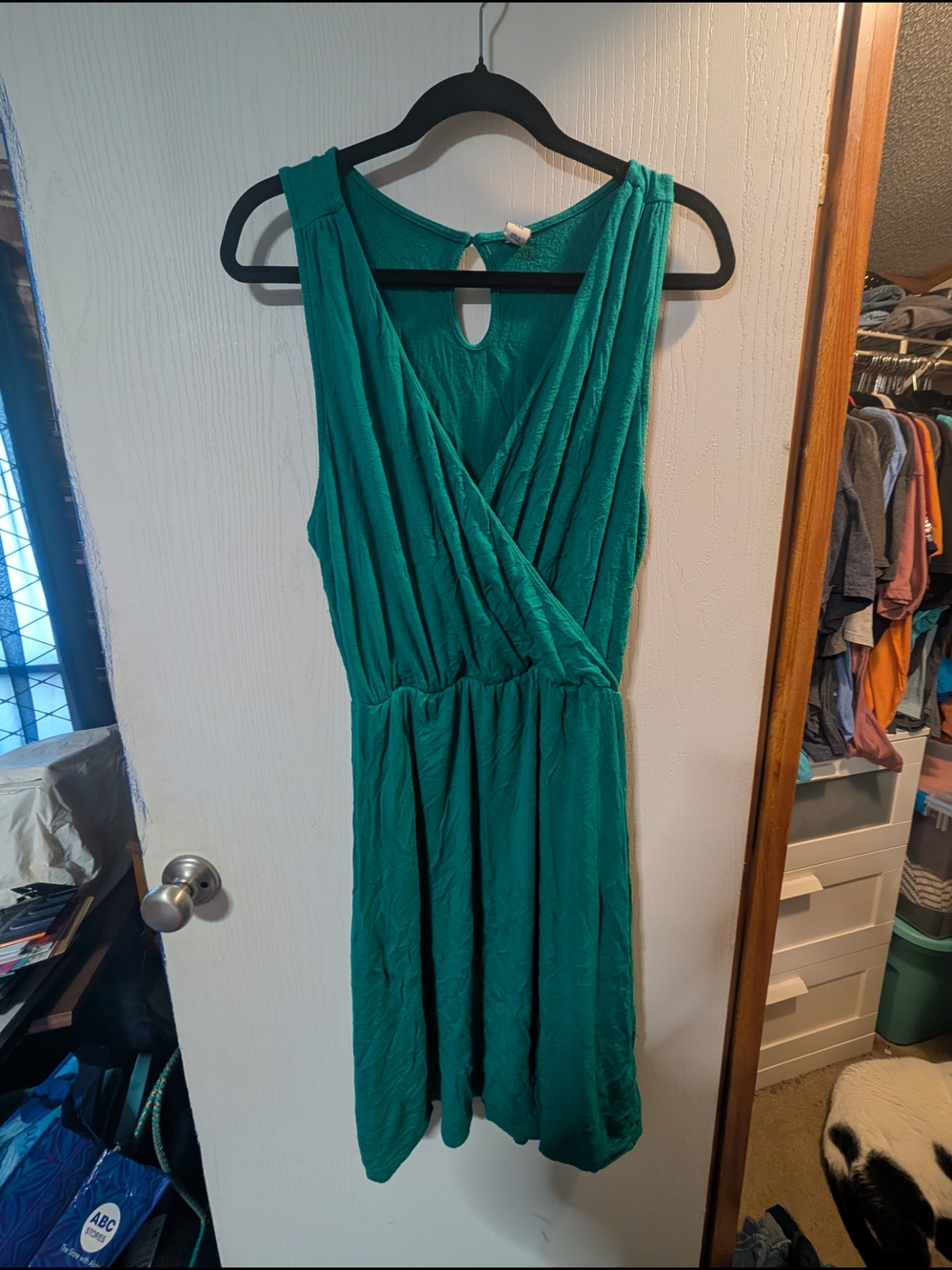 Old Navy Sleeveless Teal Midi Dress